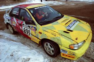 Randy Zimmer / Dave Shindle Subaru Impreza on SS7, Black River.