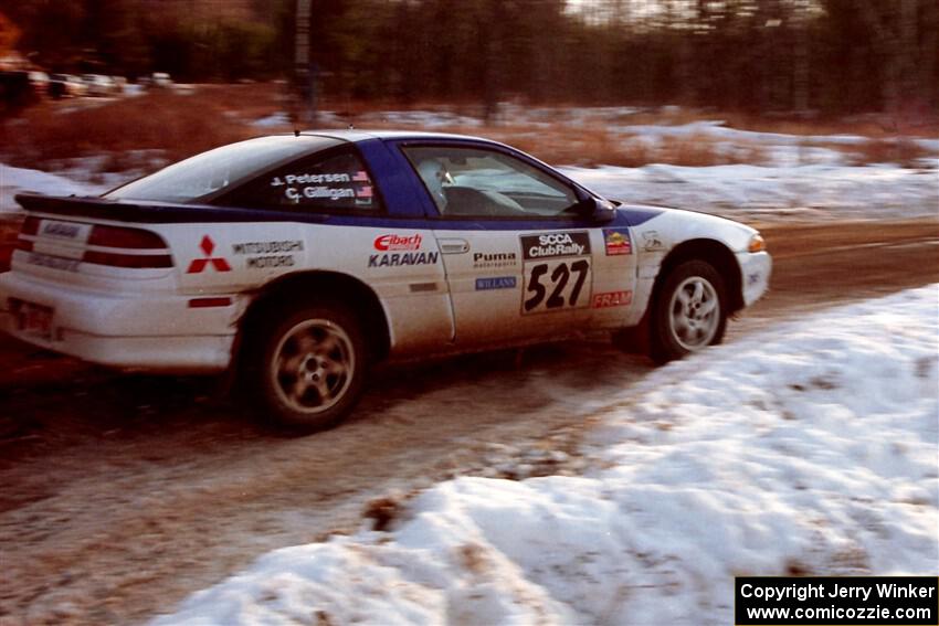 Chris Gilligan / Joe Petersen Mistubishi Eclipse GSX on SS7, Black River.