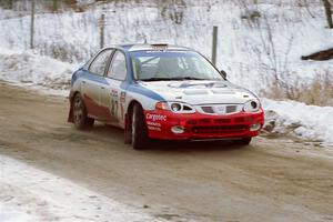 Frank Sprongl / Dan Sprongl Hyundai Elantra on SS9, Camp 8.