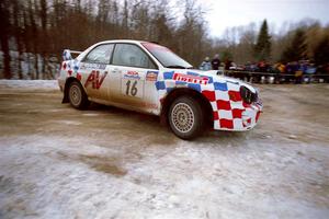 David Higgins / Calvin Cooledge Subaru WRX on SS9, Camp 8.
