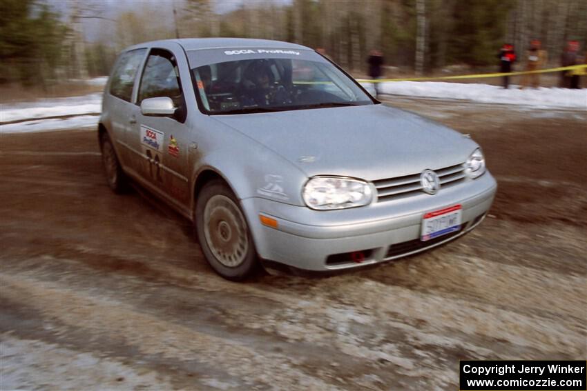 Jon Hamilton / Ken Sabo VW Golf TDi on SS7, Black River.