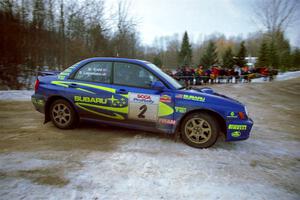 Ramana Lagemann / Mike Kidd Subaru WRX on SS9, Camp 8.