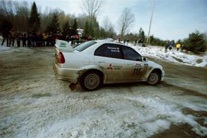 Seamus Burke / Rory Kennedy Mitsubishi Lancer Evo VI on SS9, Camp 8.