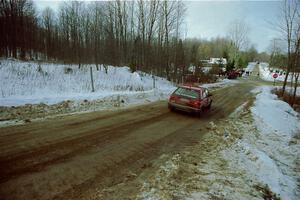 Matthew Johnson / Mark Bowers VW GTI on SS9, Camp 8.