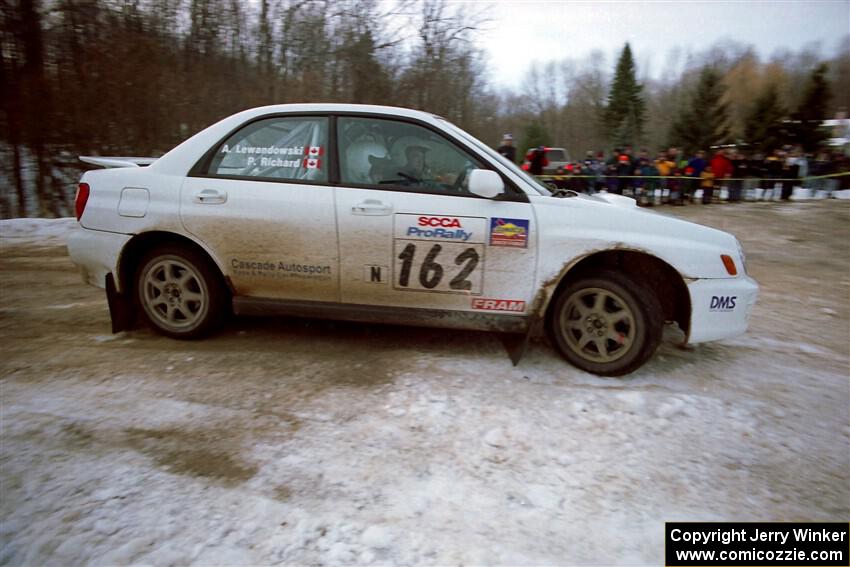 Pat Richard / Anne Lewandowski Subaru WRX on SS9, Camp 8.