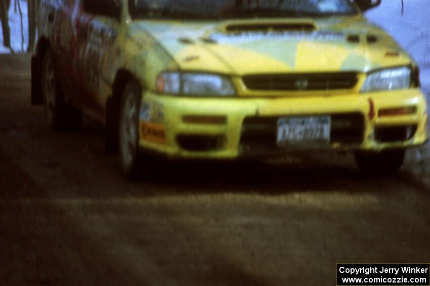 Randy Zimmer / Dave Shindle Subaru Impreza on SS9, Camp 8.