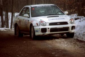 Jason Rivas / Ole Holter Subaru WRX on SS9, Camp 8.