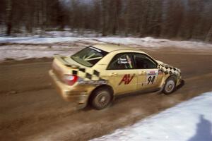 Craig Peeper / Ian Bevan Subaru WRX on SS10, Camp 30.