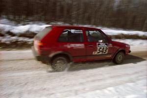 Mike Merbach / Brady Sturm VW GTI on SS10, Camp 30.