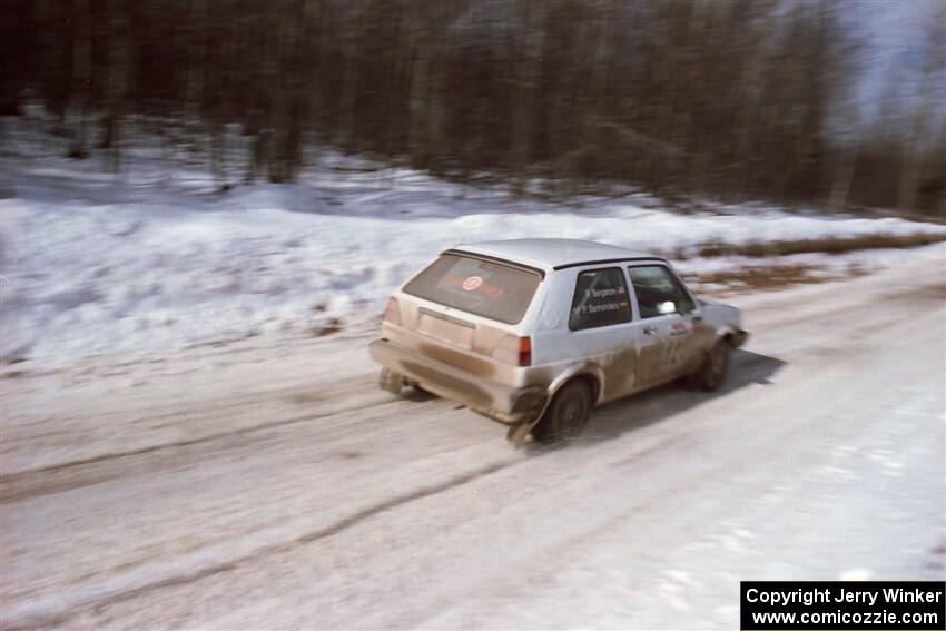 Pablo Sanfrancisco / Rob Bergstrom VW GTI on SS10, Camp 30.