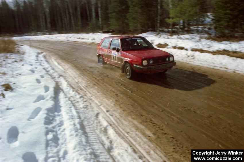 J.B. Niday / Al Kintigh VW GTI on SS10, Camp 30.