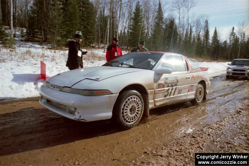 Sean McKenna / Neil Killey Eagle Talon leaves the start of SS10, Camp 30.