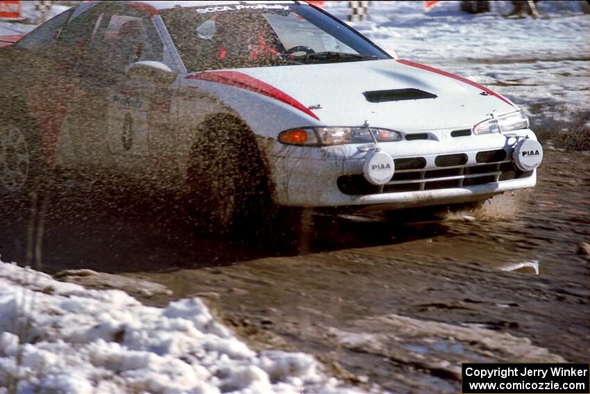 The '0' car, a Mitsubishi Eclipse GSX, on SS12, Hungry 5 I.