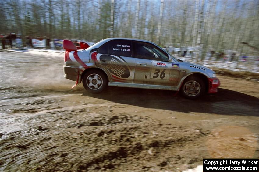 Mark Cox / Jim Gill Mitsubishi Lancer Evo VI on SS12, Hungry 5 I.