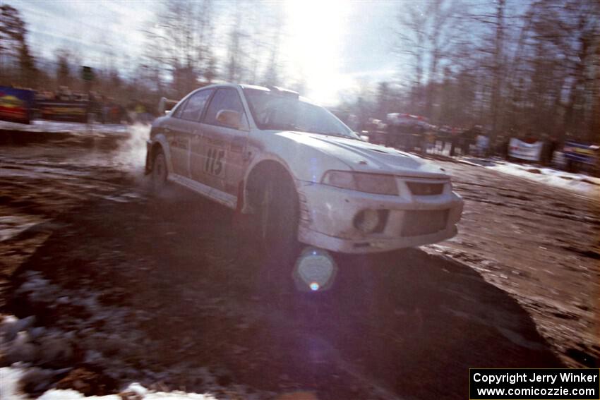 Seamus Burke / Rory Kennedy Mitsubishi Lancer Evo VI on SS12, Hungry 5 I.