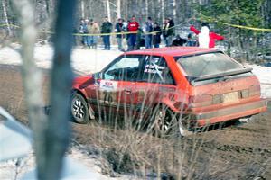 Gail Truess / Pam McGarvey Mazda 323GTX on SS12, Hungry 5 I.