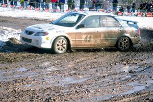 Eric Burmeister / Eric Adams Mazda Protege' MP3 on SS12, Hungry 5 I.