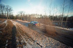 Ramana Lagemann / Mike Kidd Subaru WRX on SS14, Meaford.