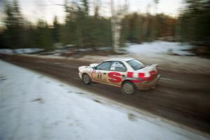 Henry Krolikowski / Cindy Krolikowski Subaru WRX STi on SS14, Meaford.