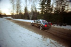 Eric Burmeister / Eric Adams Mazda Protege' MP3 on SS14, Meaford.