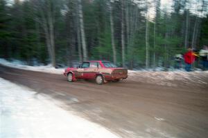 Jon Kemp / Rod Hendicksen Audi 4000 Quattro on SS16, Thunder River.