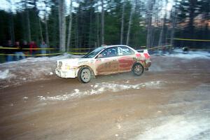 Henry Krolikowski / Cindy Krolikowski Subaru WRX STi on SS16, Thunder River.