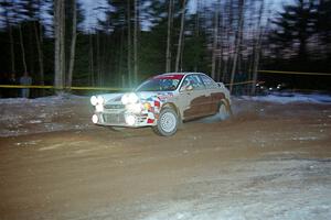 Peter Workum / Ed Wahl Subaru WRX on SS16, Thunder River.