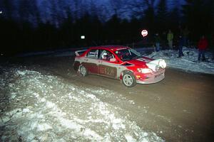 Lauchlin O'Sullivan / Matt Chester Mitsubishi Lancer RMR on SS16, Thunder River.