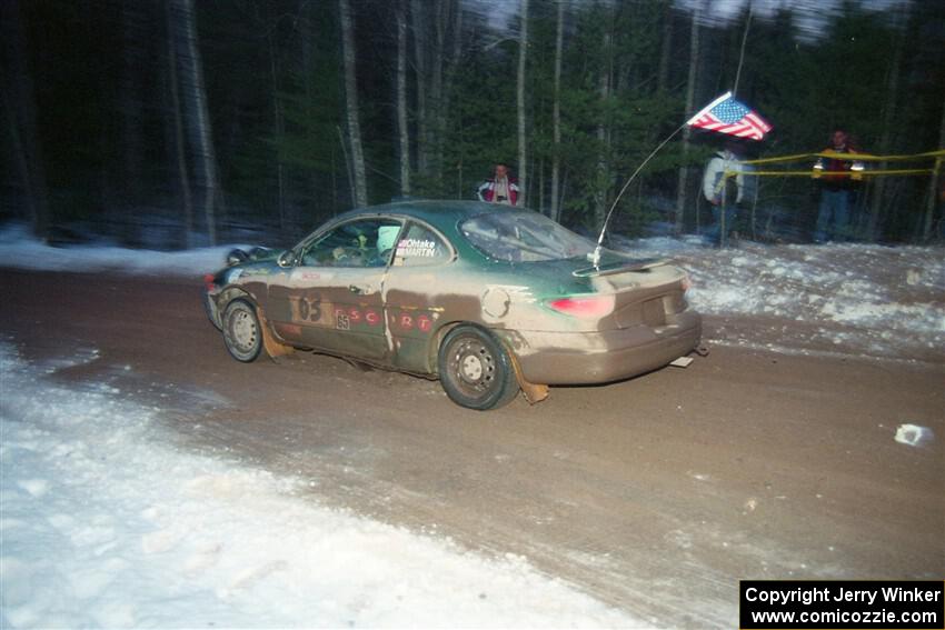 Tad Ohtake / Bob Martin Ford Escort ZX2 on SS16, Thunder River.