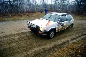 Doug Davenport / Rob Bohn VW Golf on SS1, East Steamboat.