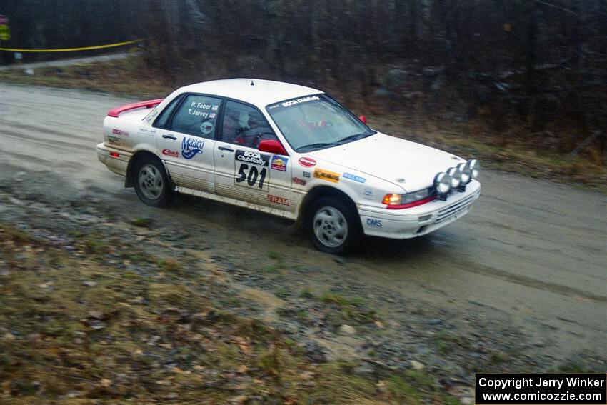 Todd Jarvey / Rich Faber Mitsubishi Galant VR-4 on SS1, East Steamboat.