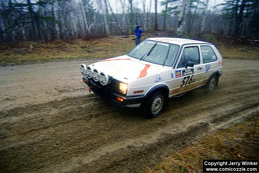 Doug Davenport / Rob Bohn VW Golf on SS1, East Steamboat.
