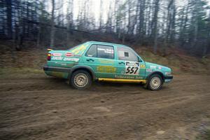Damien Crane / Larry Warrington VW Jetta on SS1, East Steamboat.