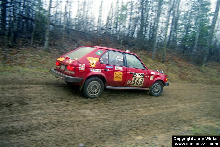 Gary Starr / Bill Tifft Dodge Omni GLH on SS1, East Steamboat.
