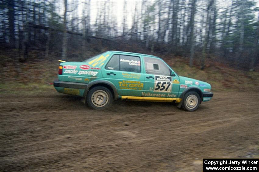 Damien Crane / Larry Warrington VW Jetta on SS1, East Steamboat.