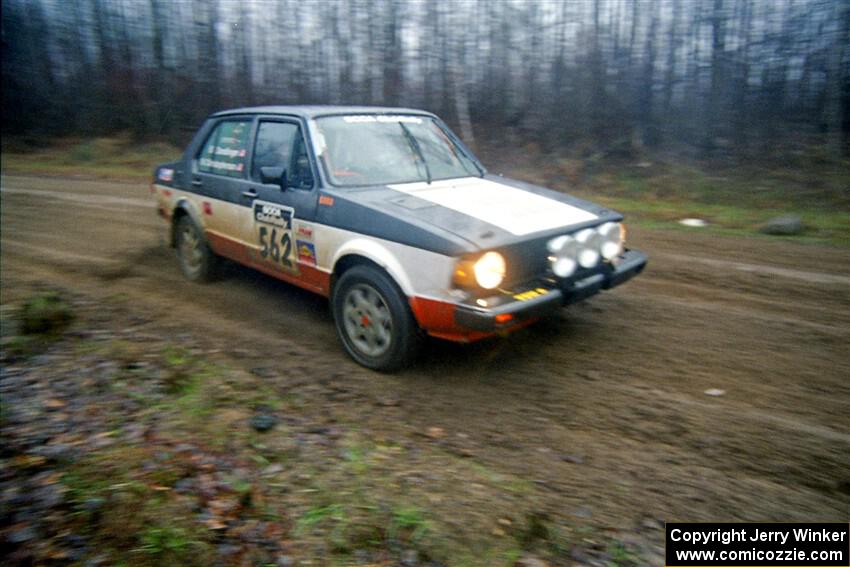 Mike Christopherson / Brian Dondlinger VW Jetta on SS1, East Steamboat.