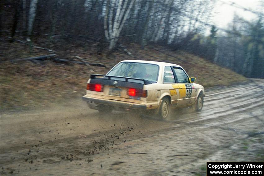George Hammerbeck / Brian Rousselow BMW 318i on SS1, East Steamboat.