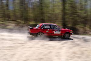 Levi Johnson / Griffin Johnson BMW 325e on SS1, Steamboat I.