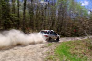 Aidan Hicks / John Hicks Subaru Impreza Wagon on SS1, Steamboat I.