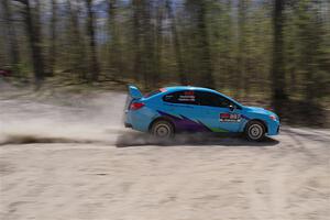 Jamey Randall / Andrew Rausch Subaru WRX on SS1, Steamboat I.
