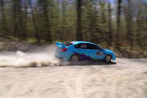 Jamey Randall / Andrew Rausch Subaru WRX on SS1, Steamboat I.