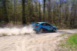 Jamey Randall / Andrew Rausch Subaru WRX on SS1, Steamboat I.