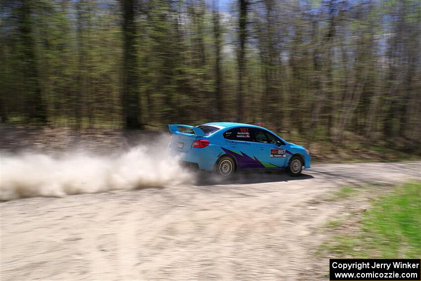 Jamey Randall / Andrew Rausch Subaru WRX on SS1, Steamboat I.