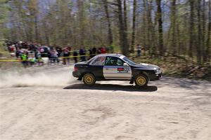 Travis Mattonen / Anikka Nykanen Subaru Impreza on SS1, Steamboat I.