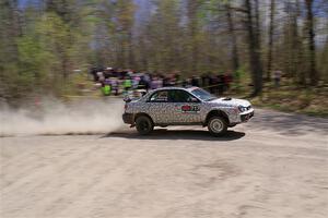 Peter Farrow / Jackson Sedivy Subaru WRX on SS1, Steamboat I.
