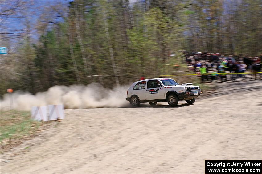Josh Nykanen / Matt Nykanen VW GTI on SS1, Steamboat I.