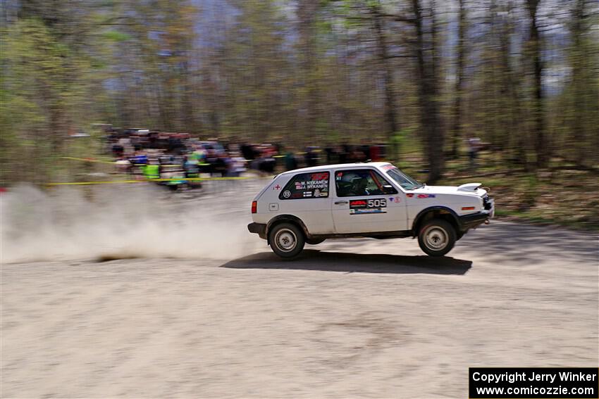 Josh Nykanen / Matt Nykanen VW GTI on SS1, Steamboat I.