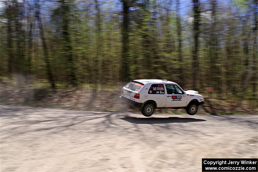 Josh Nykanen / Matt Nykanen VW GTI on SS1, Steamboat I.