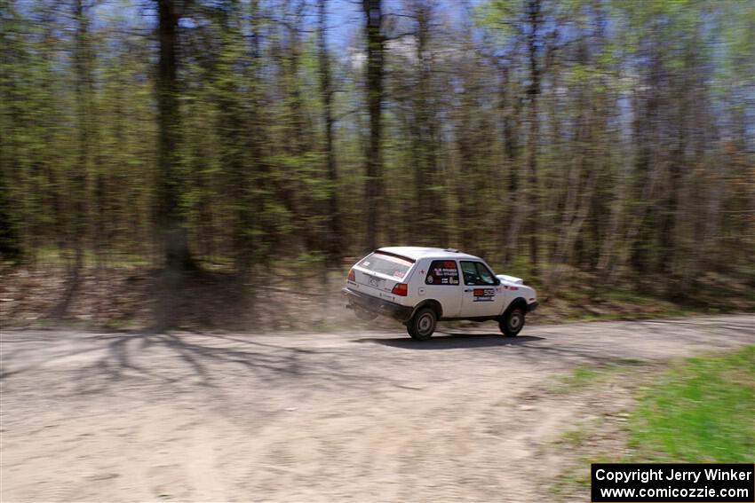 Josh Nykanen / Matt Nykanen VW GTI on SS1, Steamboat I.