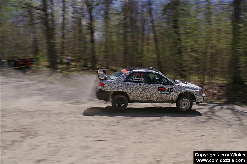 Peter Farrow / Jackson Sedivy Subaru WRX on SS1, Steamboat I.